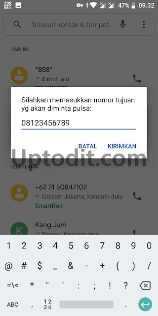 Cara Meminta Pulsa Darurat Telkomsel Cara Meminta Pulsa Darurat Telkomsel