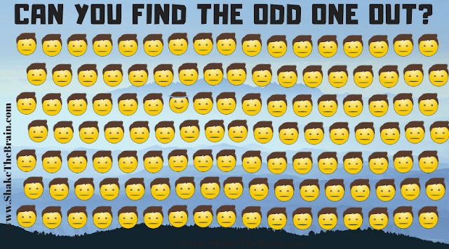 In this Spot The Different Emoji Picture Puzzle, your challenge is to find the Emoji which is different