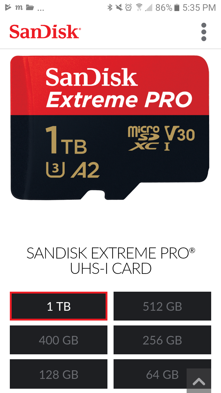 TECH NEWS FINALLY A 1TB (MICRO) SD CARD COMES TO FRUITION...