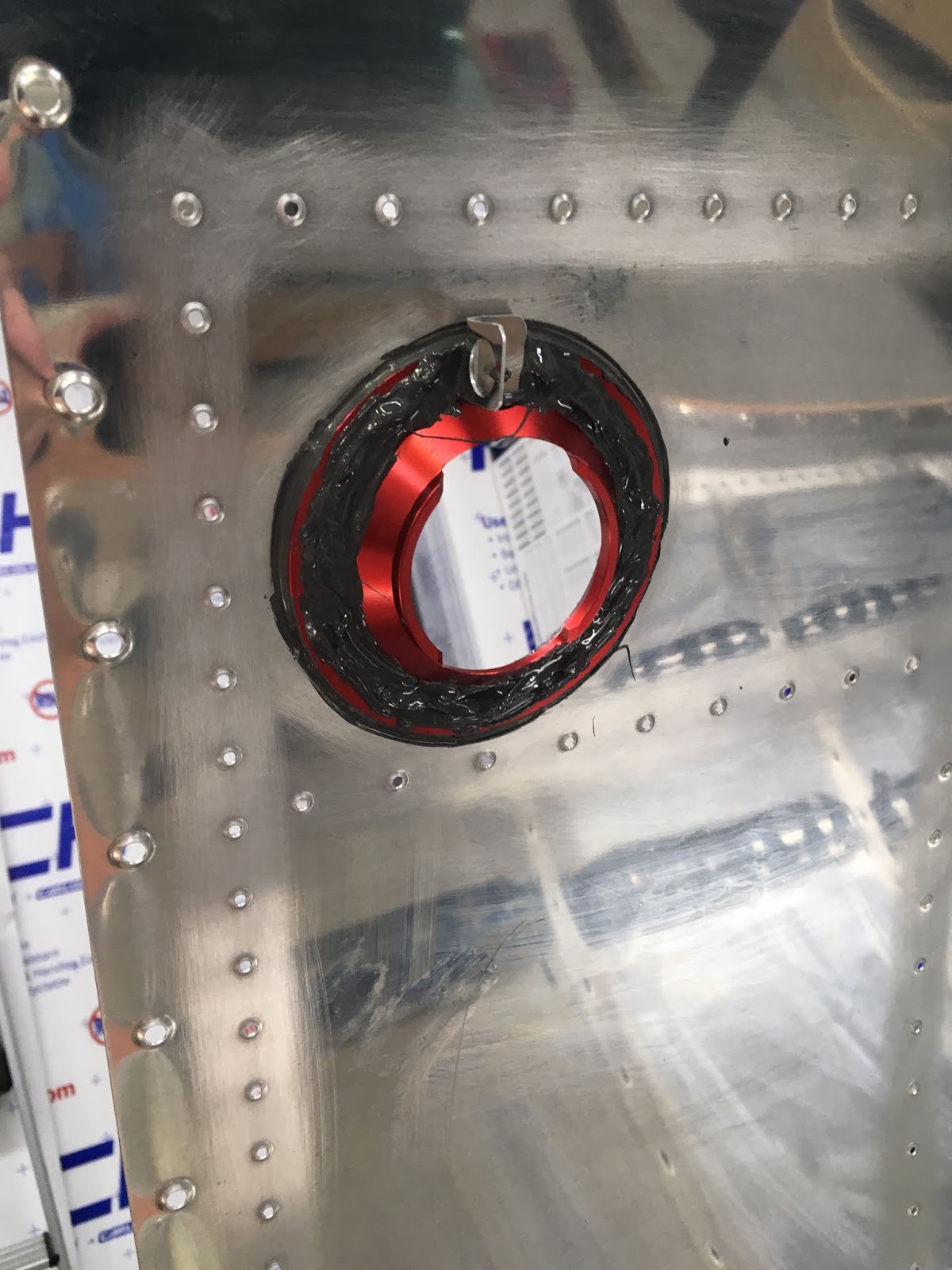 Alex's RV-14A Build Log: Section 18 - Fuel Tank (riveting stiffeners ...