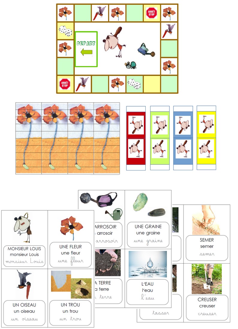BIBOUCHE EN CLASSE : Toujours rien ? jeu de plateau et vocabulaire