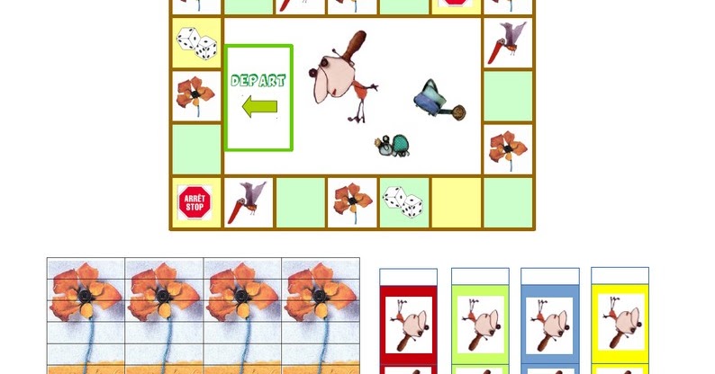 BIBOUCHE EN CLASSE : Toujours rien ? jeu de plateau et vocabulaire