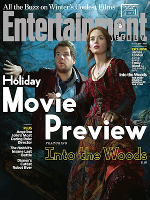 Into the Woods Entertainment Weekly Cover Emily Blunt James Corden