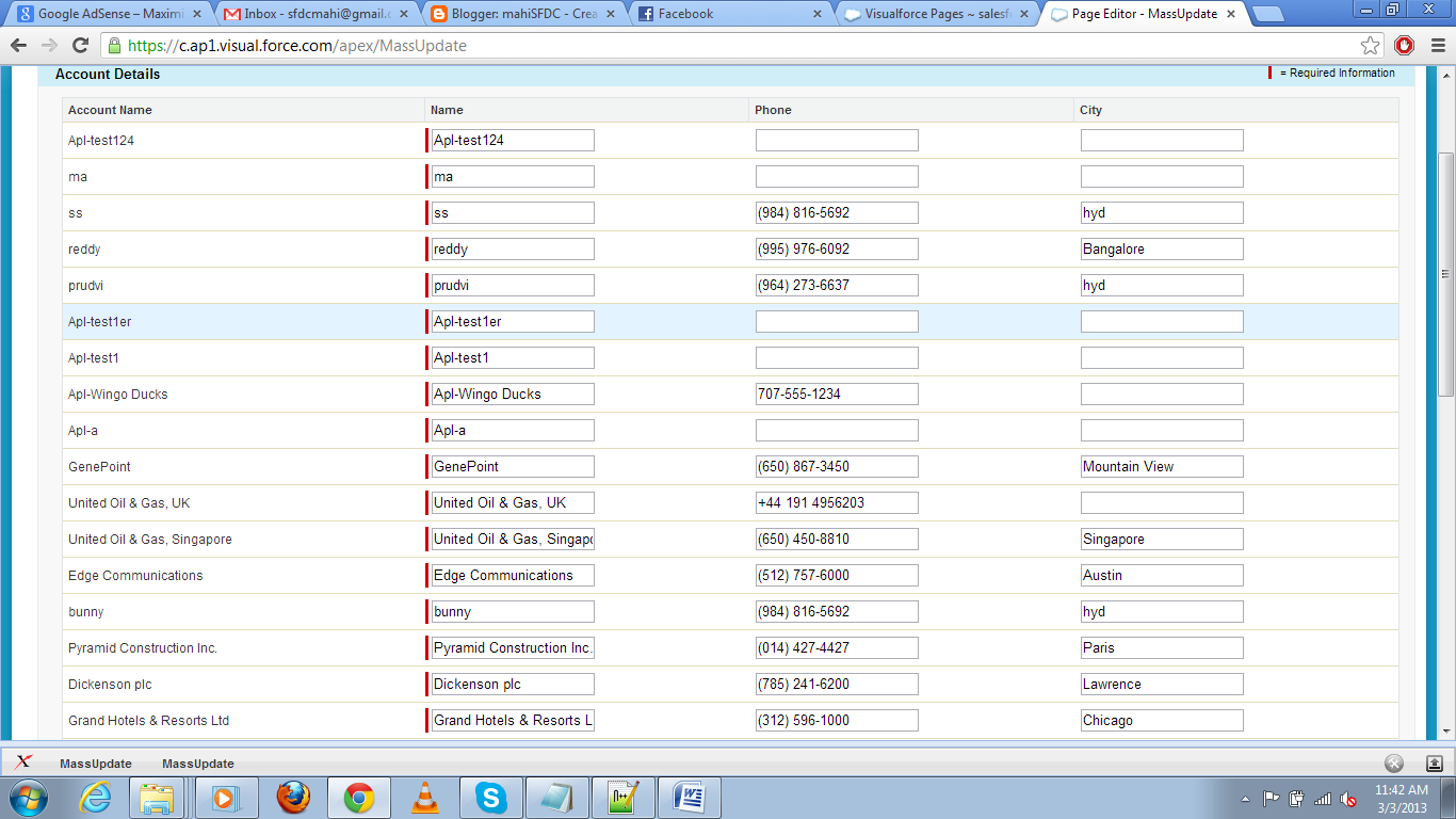 Mass Update Records Using Events SFDC MAHI