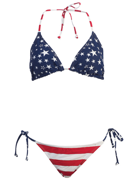 Bikini Swimsuit Swimwear Blog: Patriotic Flag Swimsuits