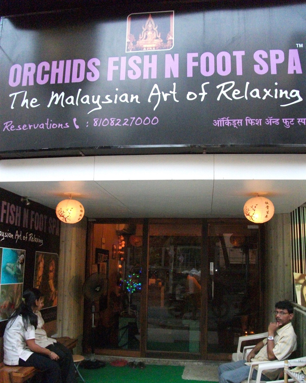 Mumbai Candid Review Orchids Fish & Foot Spa