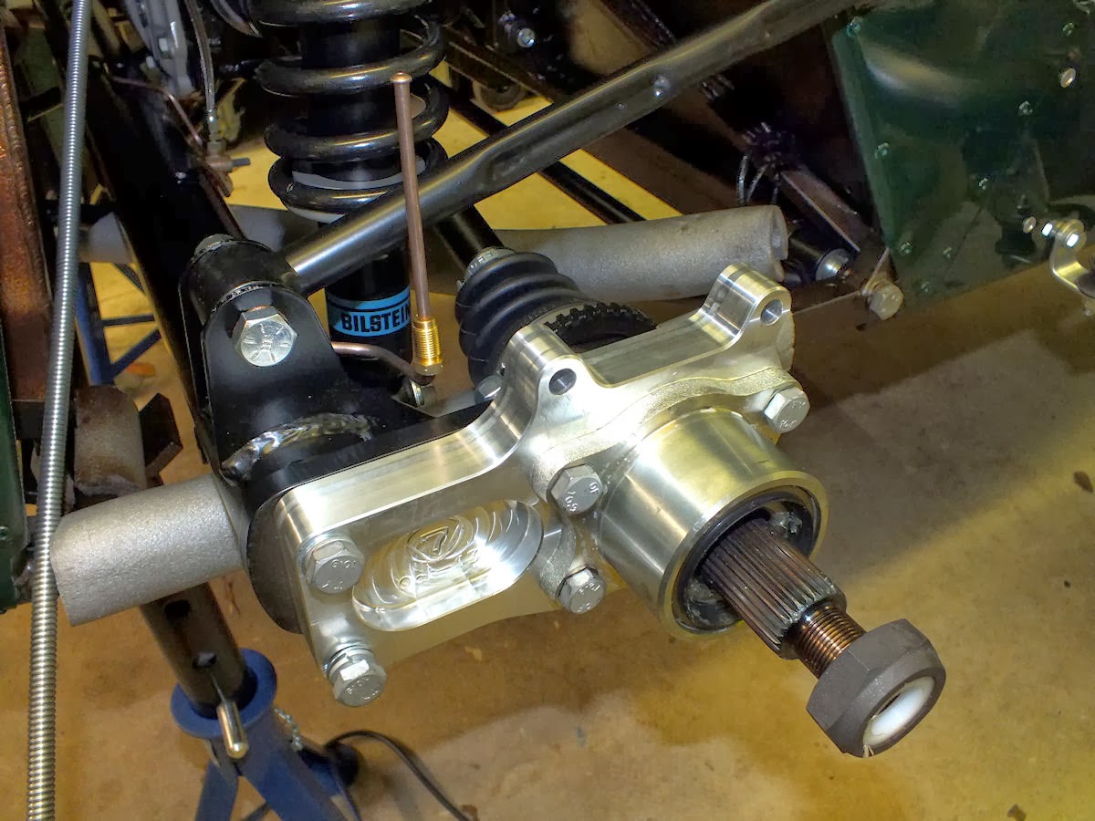 Caterham Seven Build Build Day 10 Rear Wheels (Right)