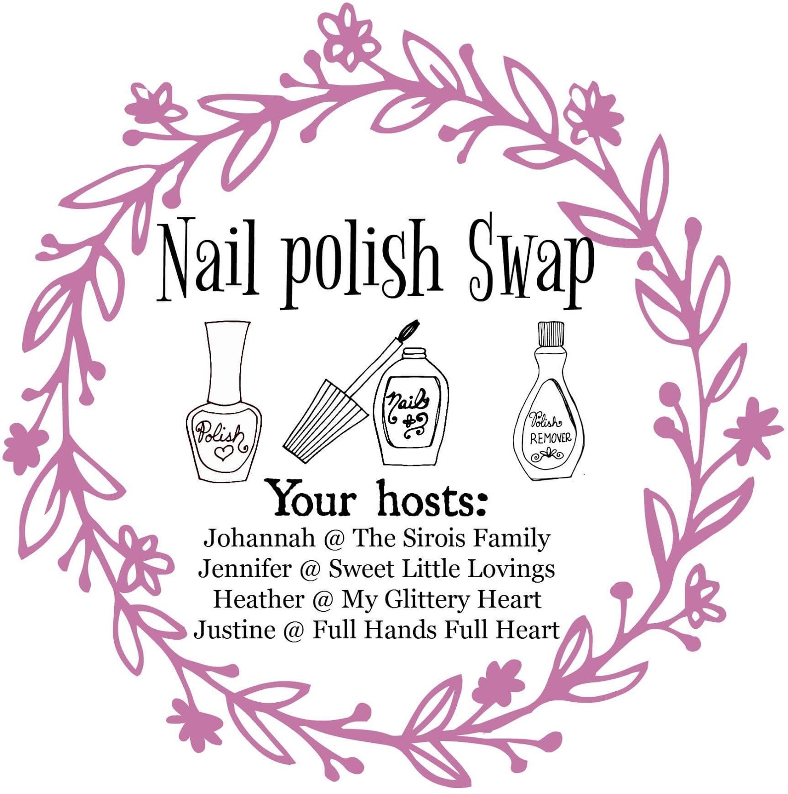 Nail Polish Swap My Glittery Heart
