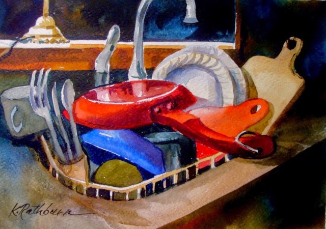 Художница-акварелист. Kathy Los-Rathburn