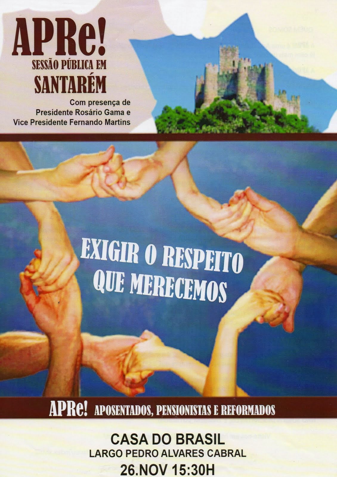 Santarém, reunião de divulgação APRe!