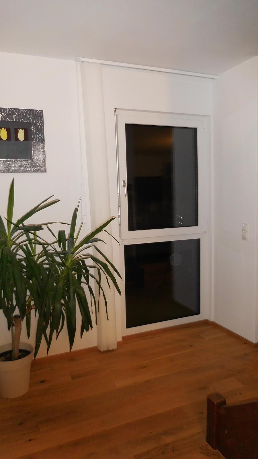 Schroli´s Baublog: Vorhang und Vertikaljalousie