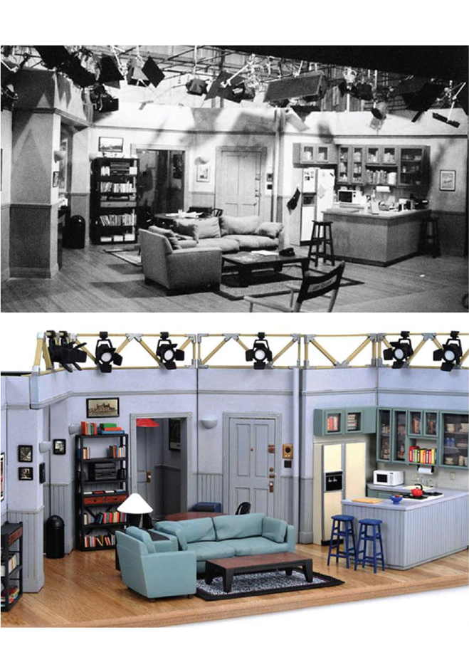 toyhaven ARTUITIVE INC. Seinfeld Set 1/26th Scaled Replica includes