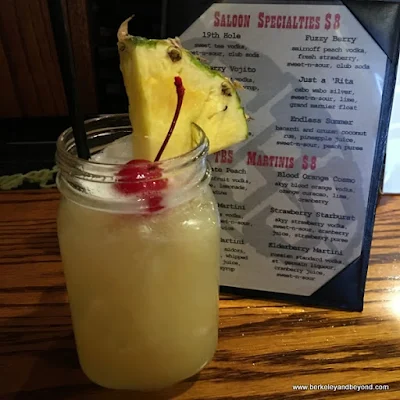 Endless Summer cocktail at The Burger Saloon in Woodland, California