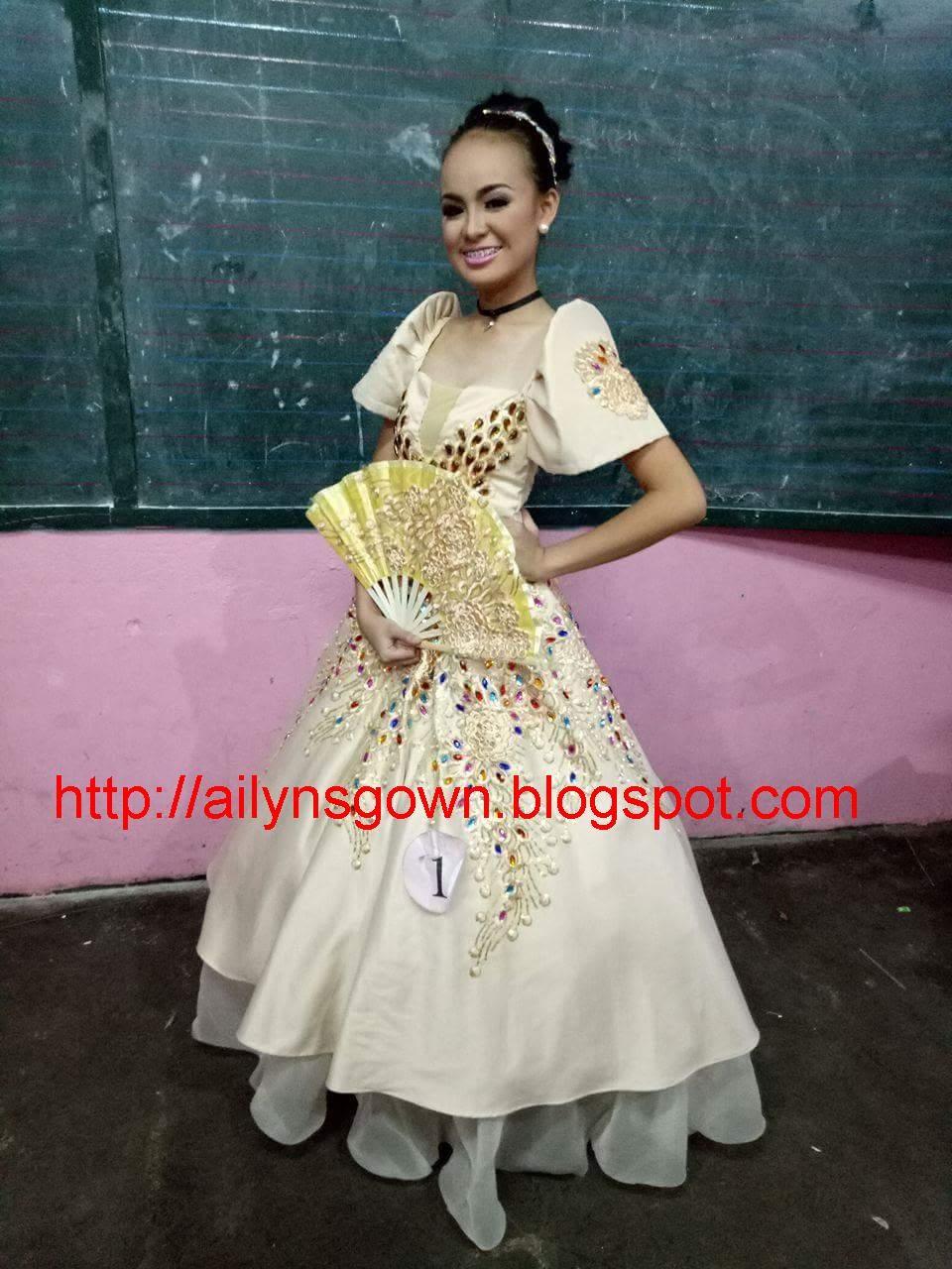 filipiniana dress for teens