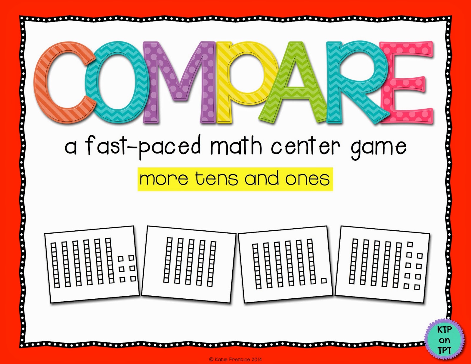 http://www.teacherspayteachers.com/Product/Compare-MORE-tens-and-ones-game-for-math-centers-1142063