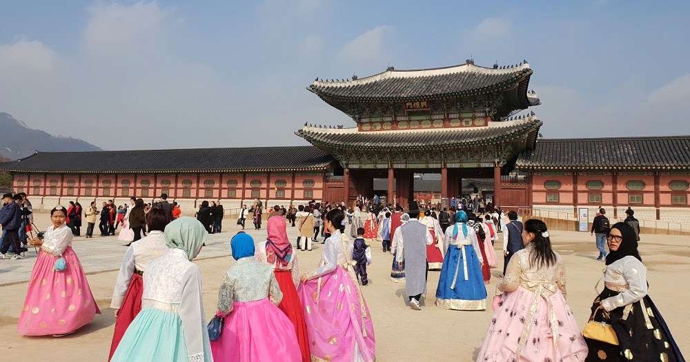 tesyasblog Wear Hanbok And Visit Gyeongbokgung Palace