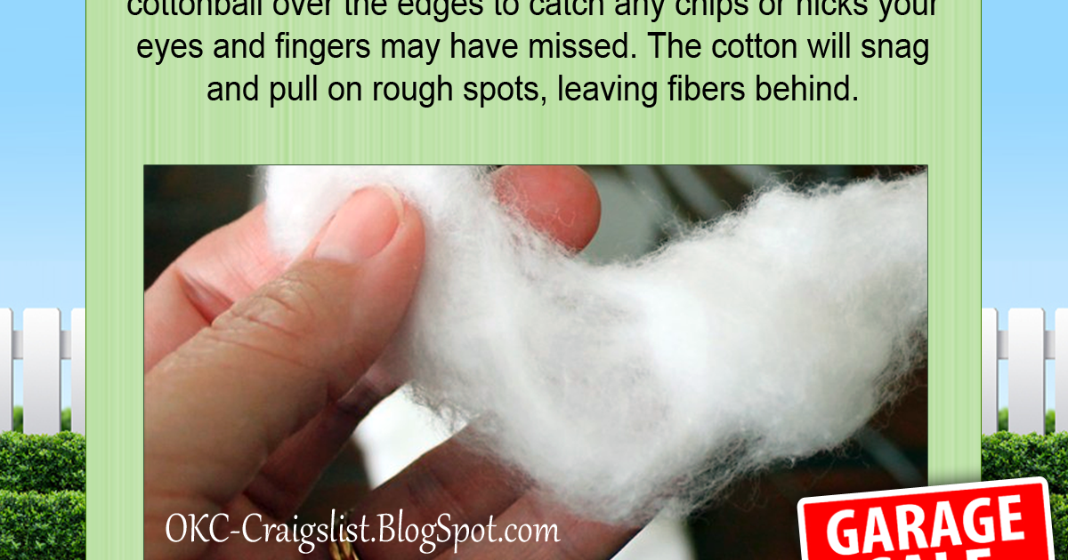 GARAGE SALE TIP Quickly spot chipped dishes Craigslist Garage Sales