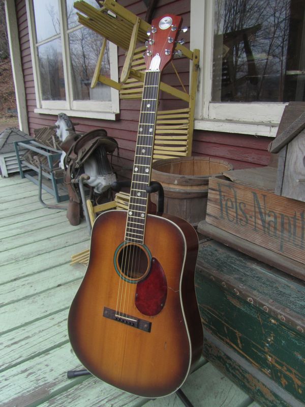 c.1965 Kaymade Truetone Dreadnought Guitar