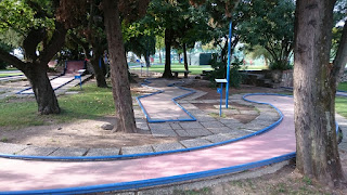 Photo of the Minigolf course in Sirmione, Italy