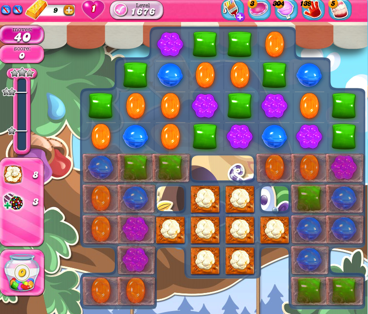 Candy Crush Saga 1676 Candy Crush Saga 1676