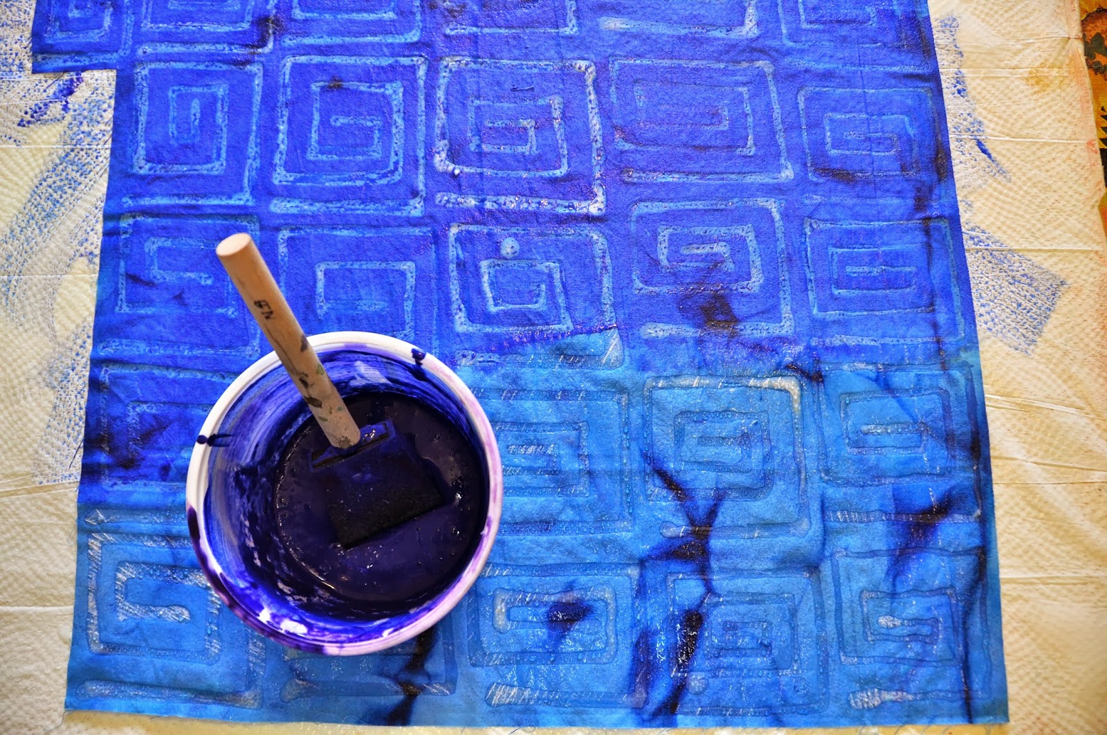 LuAnn Kessi Soy Wax Batik.......Part 2