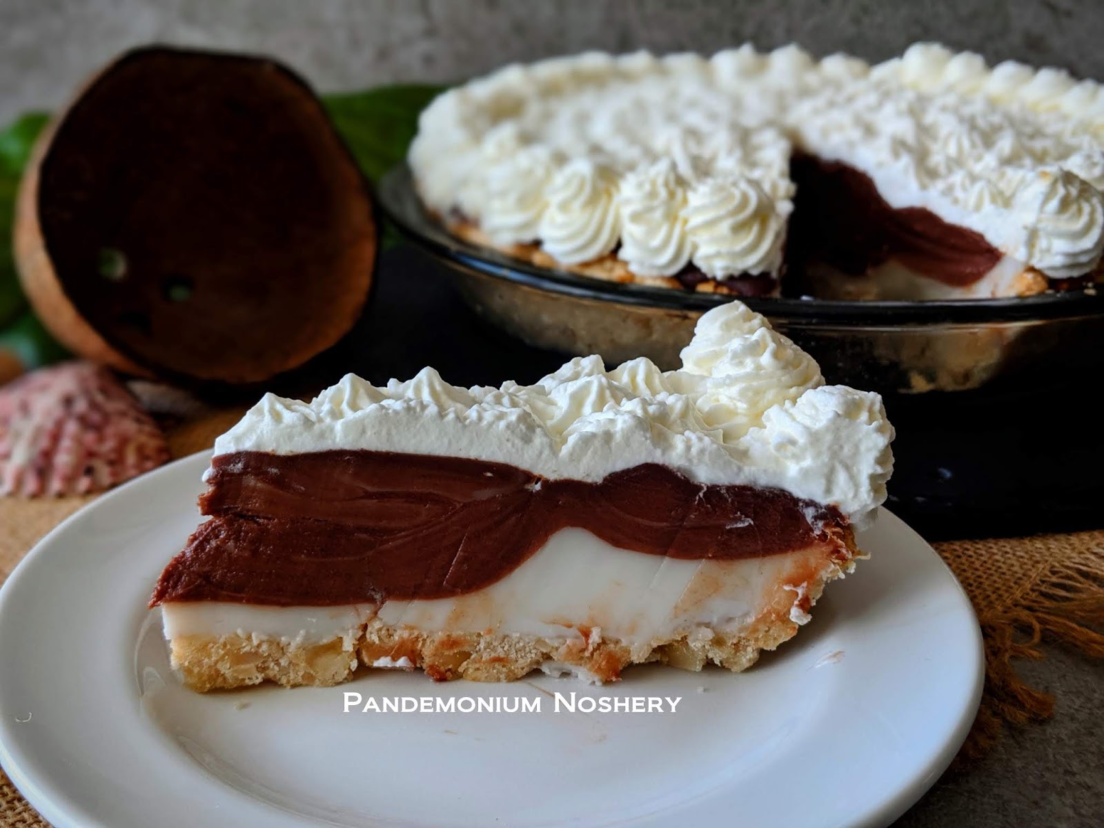 Chocolate Haupia Pie
