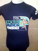 Vintage Nike Honolulu Marathon 1980