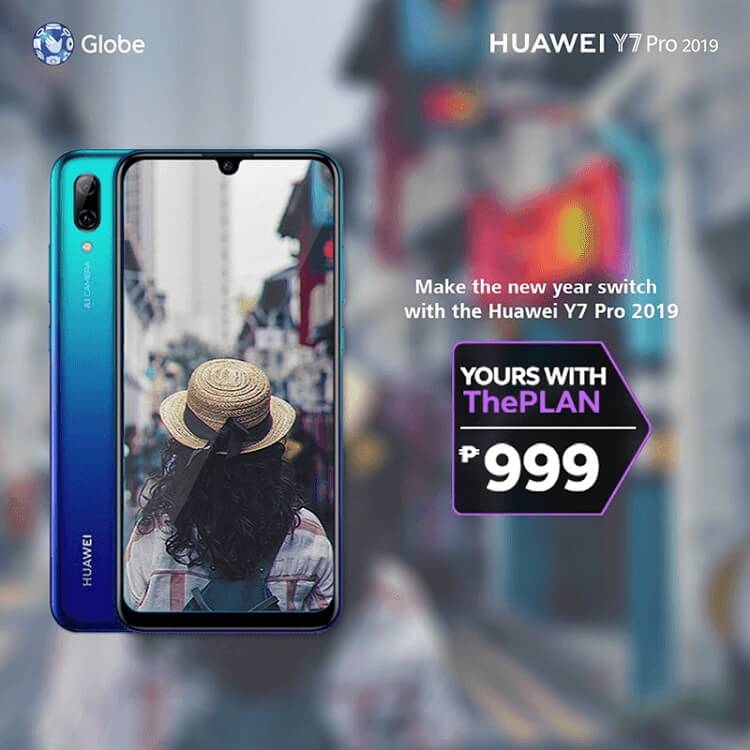 Globe Outs Huawei Y7 Pro 2019 Plan