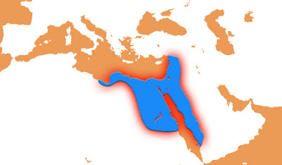 Gambar Peta Kerajaan Mamluk Mesir