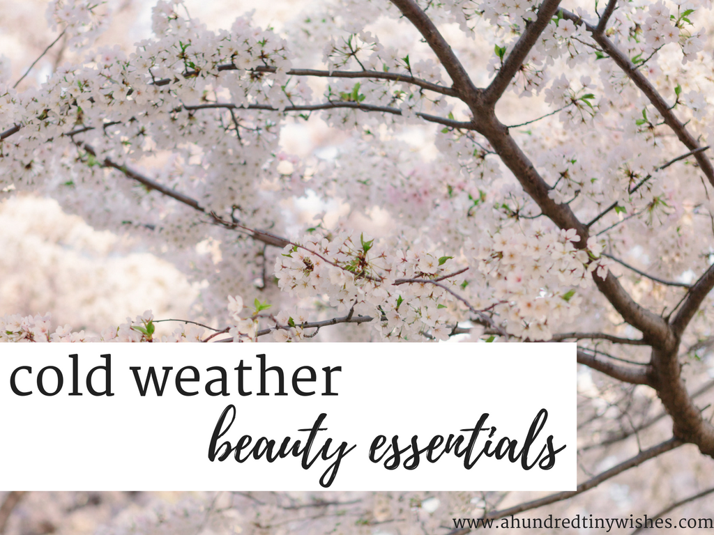 cold weather beauty essentials