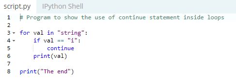 Python Flow Control : Break and Continue statement