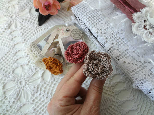 Crochet Rose Ring - free pattern