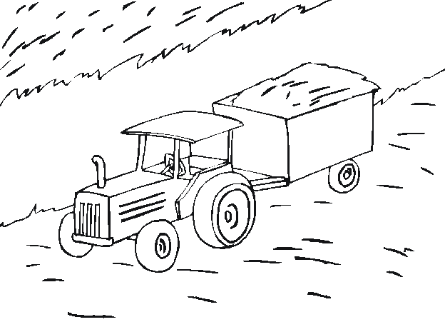 Dessins et Coloriages 5 coloriages de tracteurs en ligne à imprimer