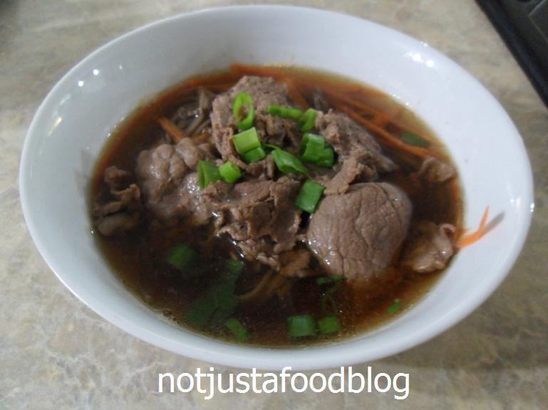Beef Soup with Soba Not Just A Food Blog