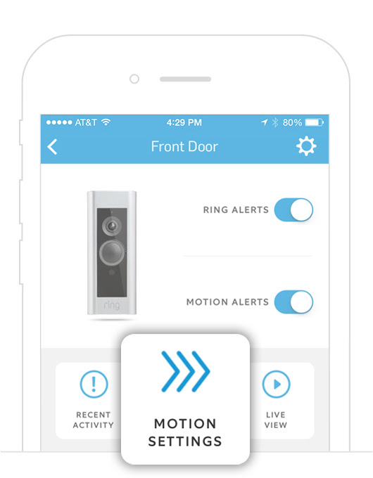 Ring Video Doorbell Pro Motion Sensitivity Settings Help