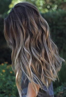 long hair color bronde style idea