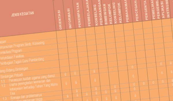 Contoh Program BK KTSP SMP