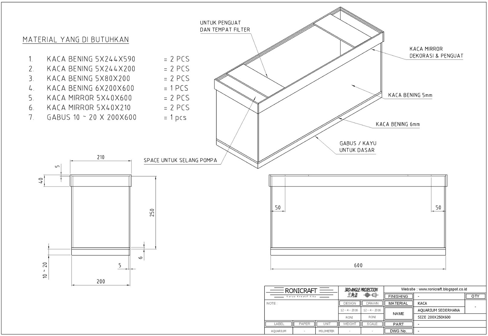 Ukuran Kaca Ideal untuk Akuarium Besar dan Tips Memilihnya Ukuran Kaca Ideal untuk Akuarium Besar dan Tips Memilihnya