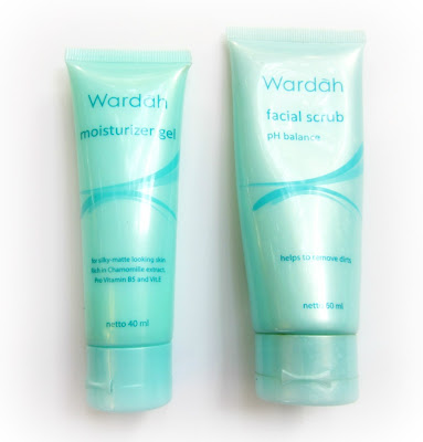 Review: WARDAH Facial Scrub & Moisturizer Gel - Two  