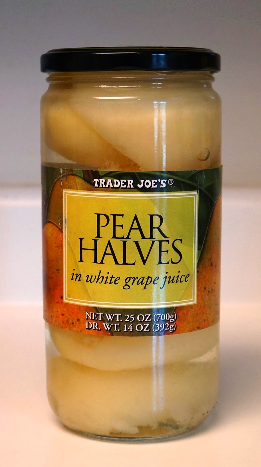 Exploring Trader Joe's Trader Joe's Pear Halves In White Grape Juice