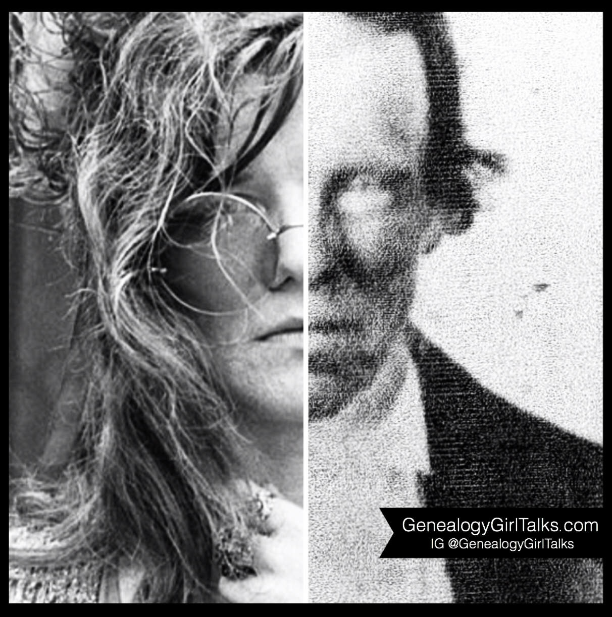 Janis Joplin & her 2nd great grandfather. Read more about Janis’ Genealogy & Family History!