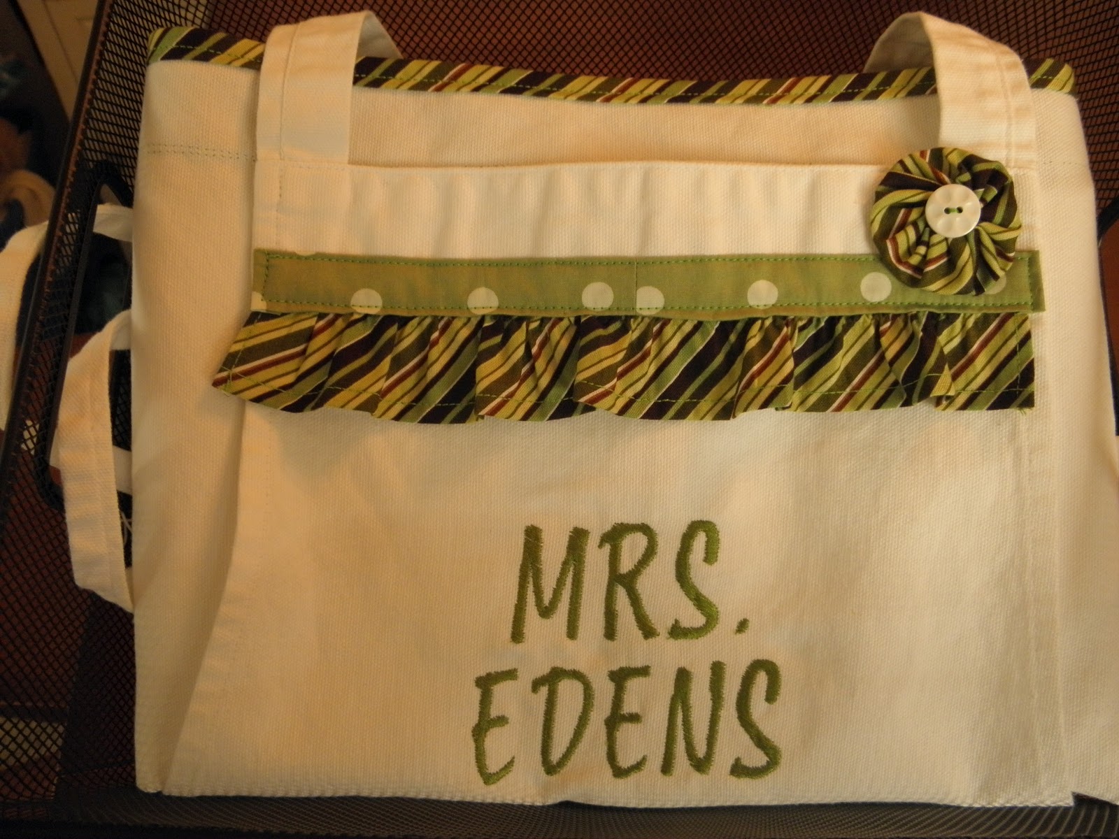 Sew Fun For Us Embroidered Wedding Gift