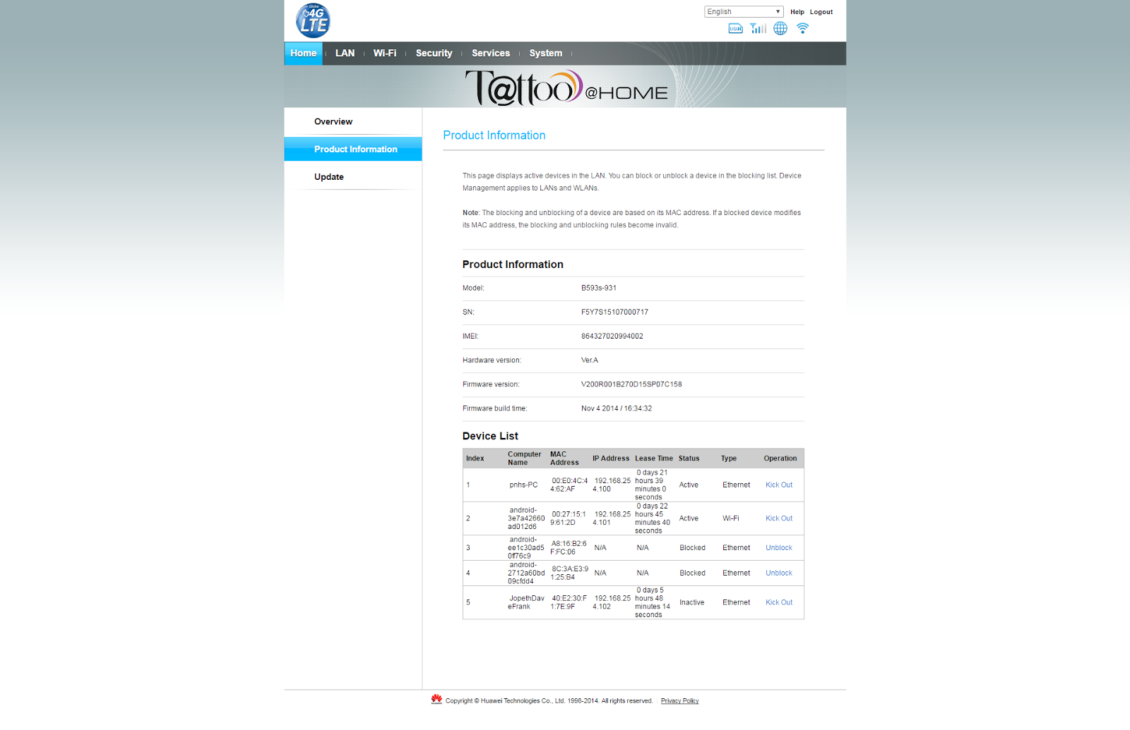 Huawei B315s 936 Bridge Mode 2 4