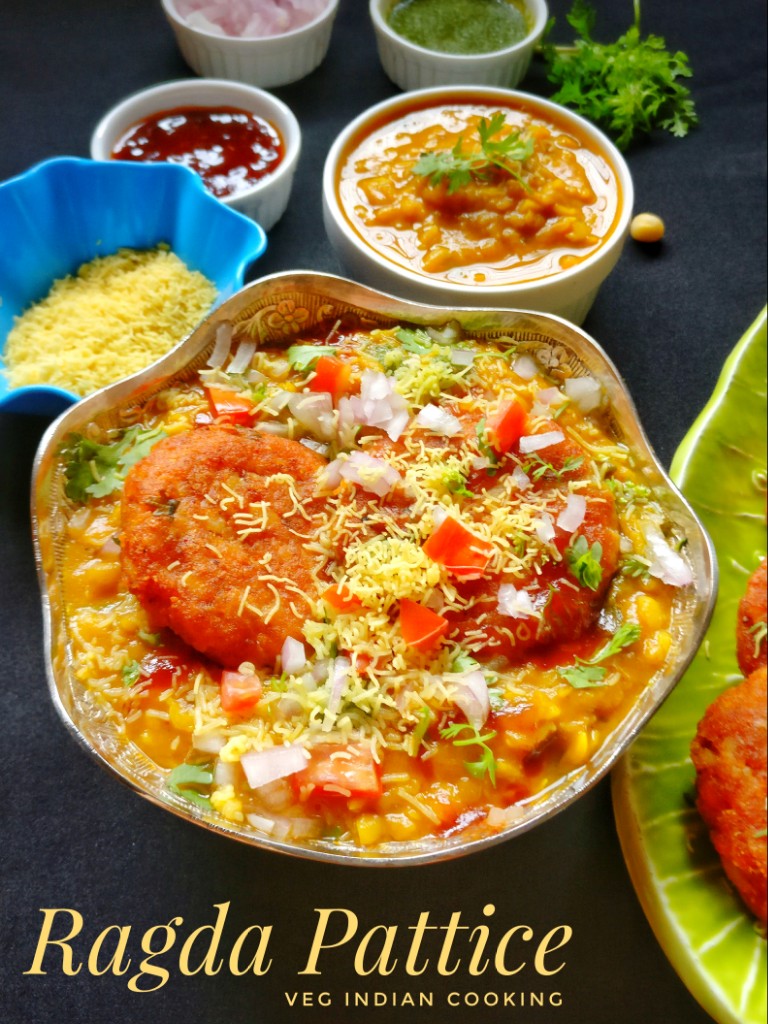 Veg Indian Cooking Ragda Pattice