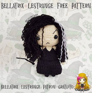 PATRON GRATIS BELLATRIX LESTRANGE | HARRY POTTER AMIGURUMI 39499