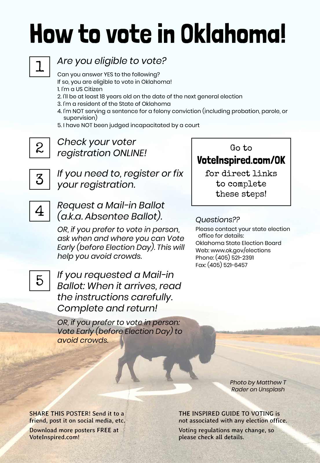 How to vote in Oklahoma!
