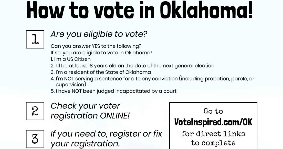 How to vote in Oklahoma!