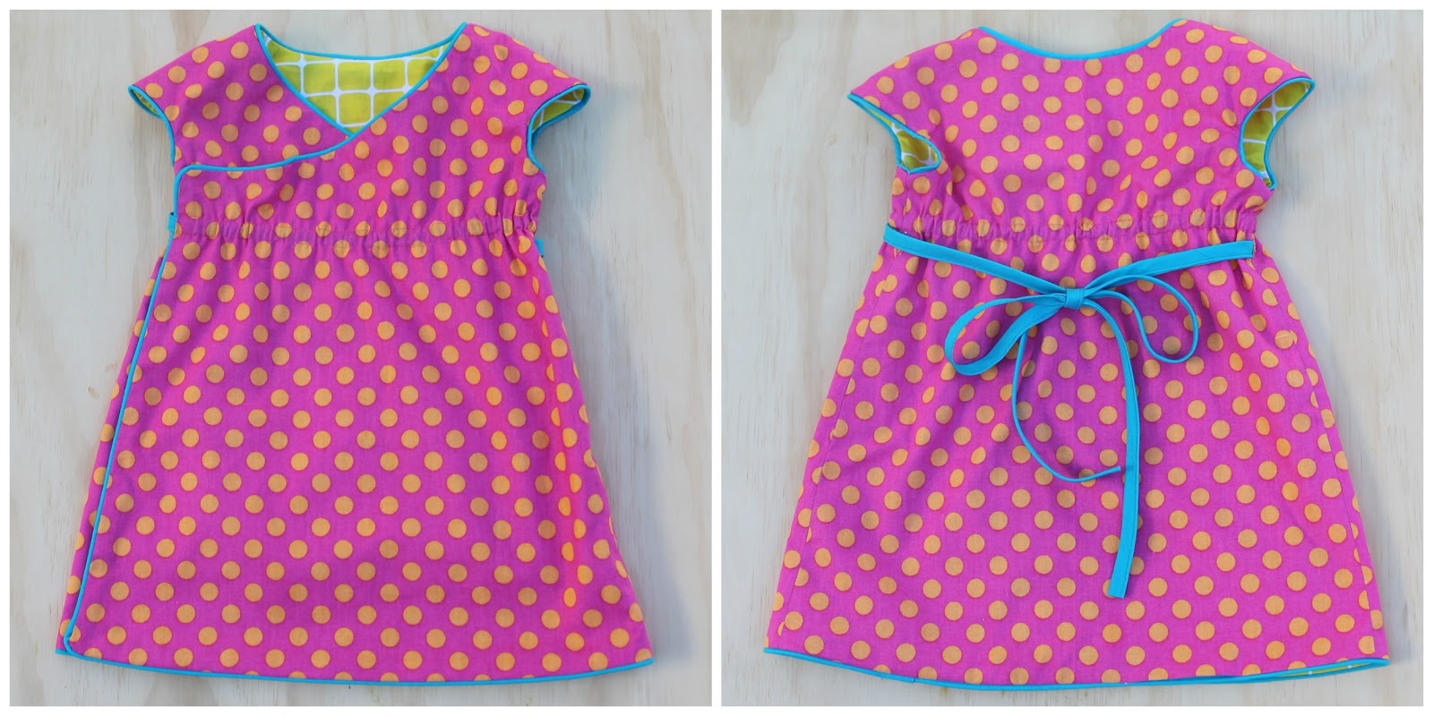 Sutures & Sandpaper: Flip This Pattern: Reversible Wrap Roller Skate Dress