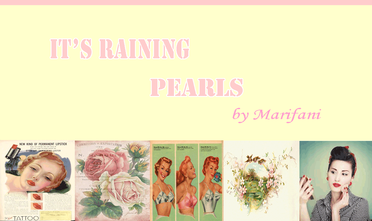 ....It's raining pearls....