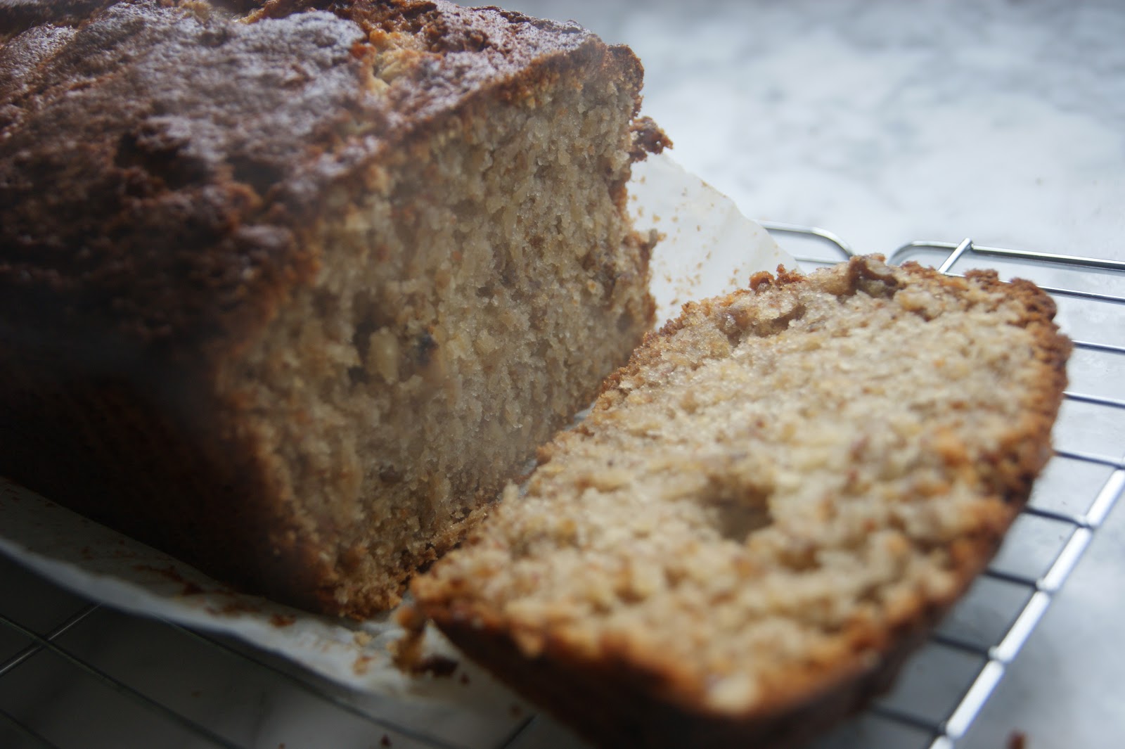 Baking my way through Paul Hollywood's 'How to Bake' Banana bread with walnuts p.232 / 233